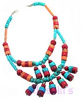 Indian ethenic necklace - click here for large view